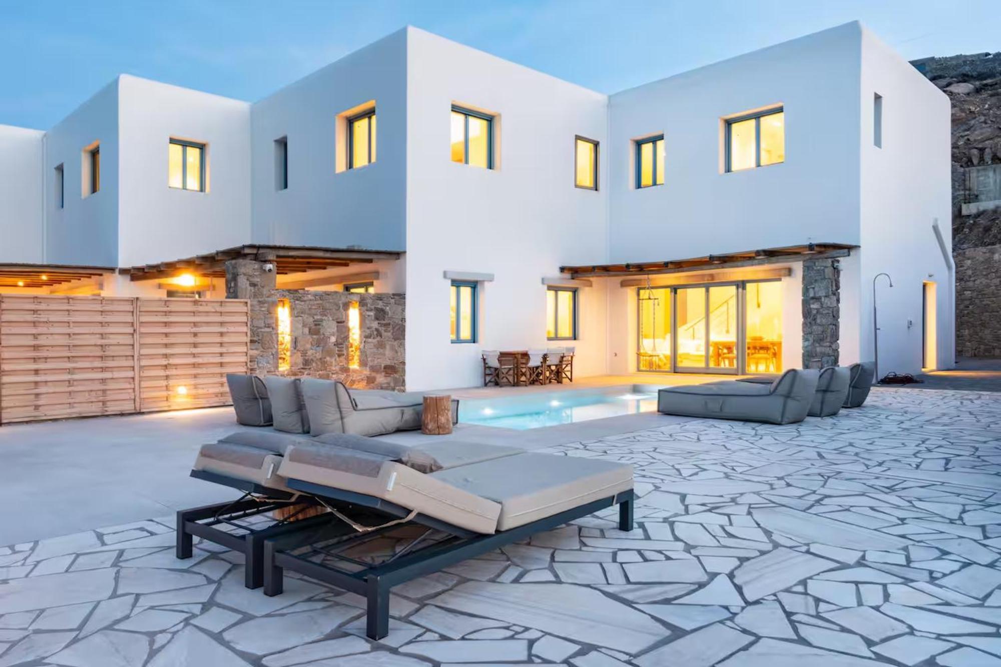 Villa Myko Three - Mg Villa Mykonos Ornos  Exteriör bild